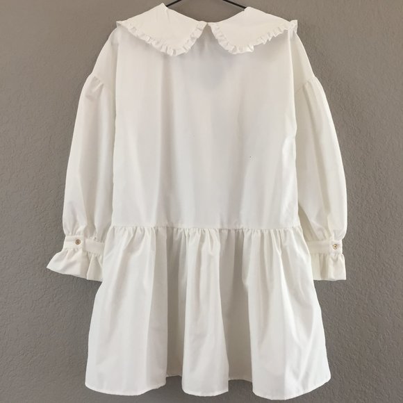 Rumia Flared Shirt Dress with Over-Sized Collar - Picture 3 of 8